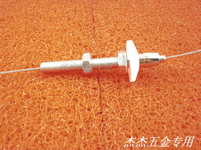 Plastic top wire rope accessories steel wire rope wire code plus long code ceiling code smallpox pounding smallpox code