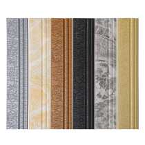 White pvc baseboard base line waterproof wall sticker black base line plastic corner line tile waist line edge sealing