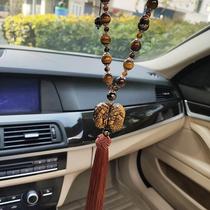 New Tiger Eye Stone Pixiu Car Pendant Mens Pixiu Safe Car Hanging Creative Rearview Mirror Pendant