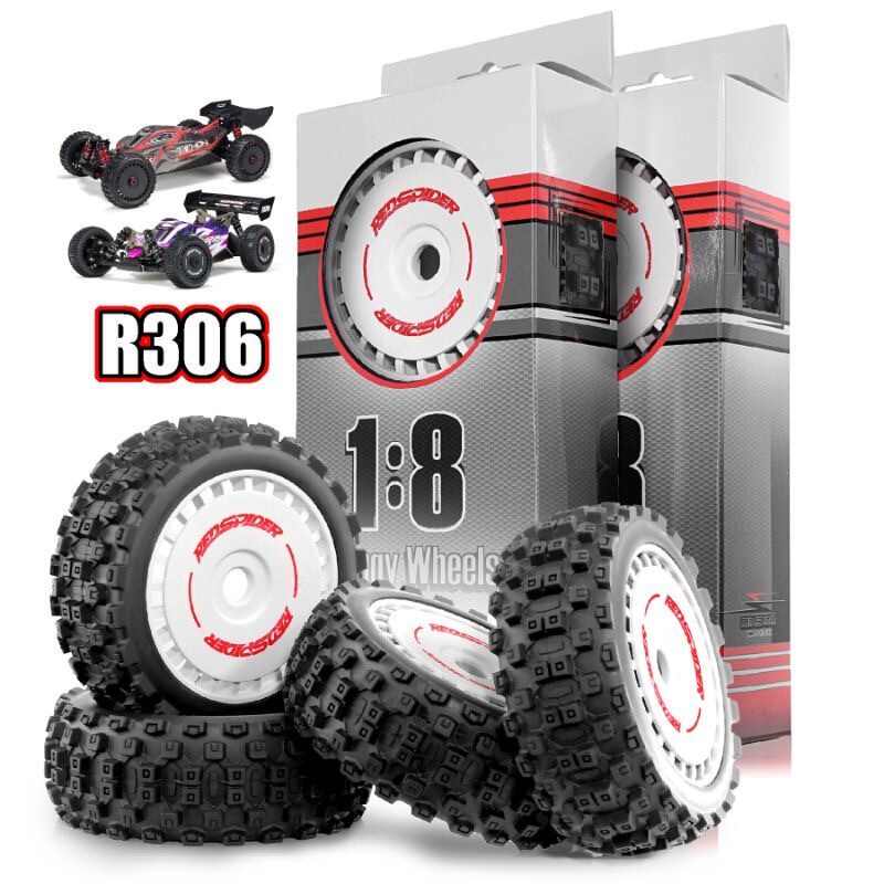 Rs Red Spider 1/8 Off-Road Vehicle Arrma Typhoon Traxxas Jato Flying Thunder Coarse Tire R306