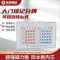 New large scoreboard indoor and outdoor goalball scoreboard magnetic buckle scoreboard available for competition training