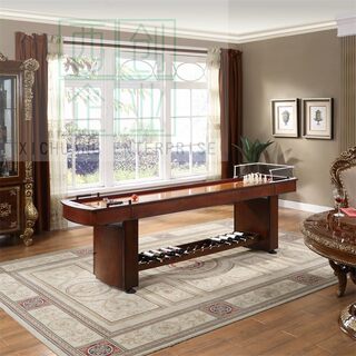 Solid wood coating 9-foot bowling pitching ball wine rack cabinet multi-functional villa 2.7-meter shuffleboard table shuffleboard table