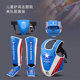 Raja Kidsren's Boys and Girls Professional Training Protective Gear Set for Sanda Fighting, Boxing Helmet, Body Protection and Leg Protection Complete Set