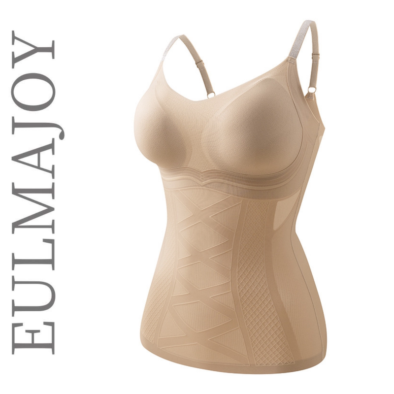 【Here Comes the Goodness & Emma Jiao】Invisible Jade Dragon Fragrance Lightweight Shaping Silk Silver Shine Thin Strap Vest 【Here Comes the Goodness & Emma Jiao】Invisible Jade Dragon Fragrance Lightweight Shaping Silk Silver Shine Thin Strap Vest