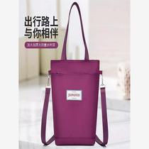 Crossbody handbag for going out fashionable female handbag kettle stew beaker thermos cup protective cover water cup bag