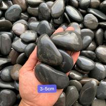 Volcanic stone sausage stone cake goose soft stone black pebbles high temperature resistant stone wooden barrel fish stone roasted seeds and nuts stone
