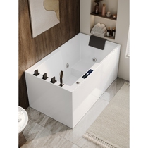 JOMOO small apartment deep soaking bathtub with seat massage acrylic luxury constant temperature sitting home adult bathtub surfing