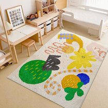 Modern simple ins style living room carpet childrens room crawling floor mat bedroom bedside blanket thickened anti-fall can be customized