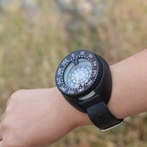 Underwater 0 meters 5 professional diving compass north watch needle high-precision night plate light guide JG-Q50 needle wrist-type Luo coach water