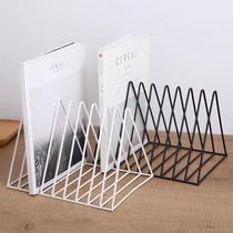 {Vinyl record storage rack suitable for bookshelf placed on the table CD display rack vinyl record display frame 3