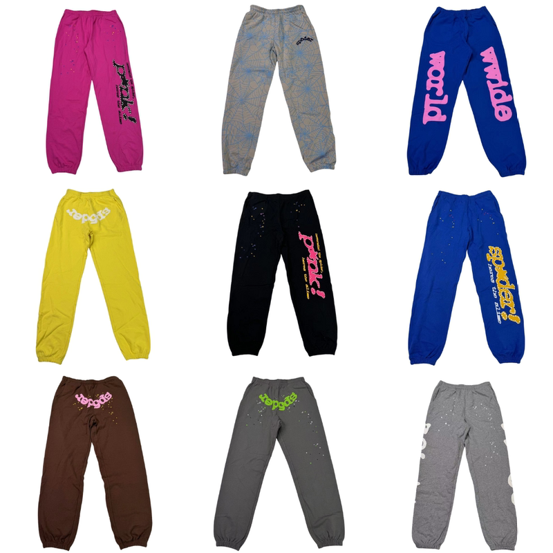 Sp American High Street Style Hooded Spider Sweatpants