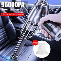 Car Vacuum Cleaner 95000PA Strong Suction Wireless Portable