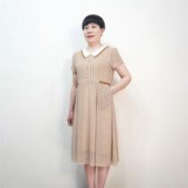 4050-year-old mother summer dress light and breathable mid-length skirt 2024 new womens dress floral with pockets