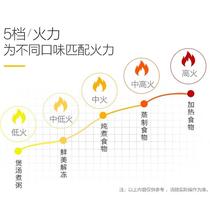 White microwave oven fully automatic intelligent rotating heating mini household five-speed adjustment knob temperature control large capacity