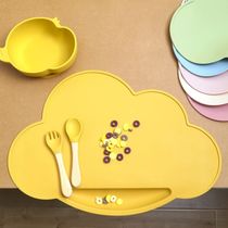 1pc Silicone Cloud Shape Baby Placemat Portable Placemat For