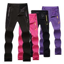 Clearance outdoor quick-drying assault pants summer shorts five-quarter pants for men and women plus velvet thickened fleece soft shell pants large size