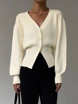 New Autumn Korean Fashion Sweater Women Elegant V-neck Long