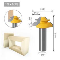 Ji Gong 1 2-handle 45-degree tenon joint knife woodworking milling cutter board splicing knife line knife right-angle knife trimming machine alloy