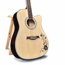 40-inch 41-inch beginners folk acoustic guitar cutaway beginners entry-level guitar jita musical instrument exquisite Tenghua