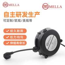Outdoor energy storage power supply self-winding reel flame-retardant three-core wire telescopic reel suitable for high-power reels
