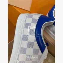 Checkerboard white shoes