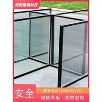 Layer steel hollow insulation double hollow glass hollow tempered glass custom door and window engineering processing ruler