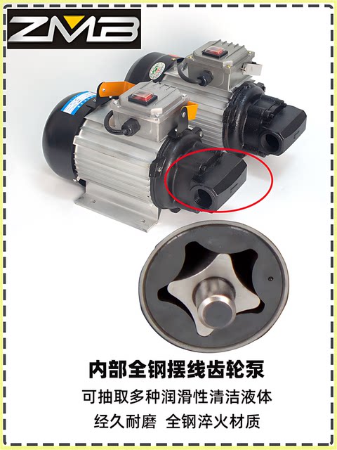 German High-Quality Imported Oil Pump Electric Gear Pump 20V Repair Shop Oil Hydraulic Oil Extractor Pump Oil Extractor