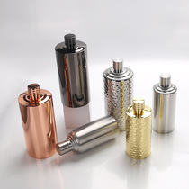 304不锈钢酒壶1斤2斤装加厚款圆柱茅台瓶便携创意白酒瓶水壶