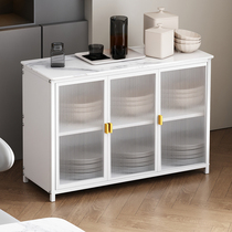 Pindaojia slate console floor-standing multi-layer storage cabinet multi-functional microwave oven side cupboard storage cabinet 67