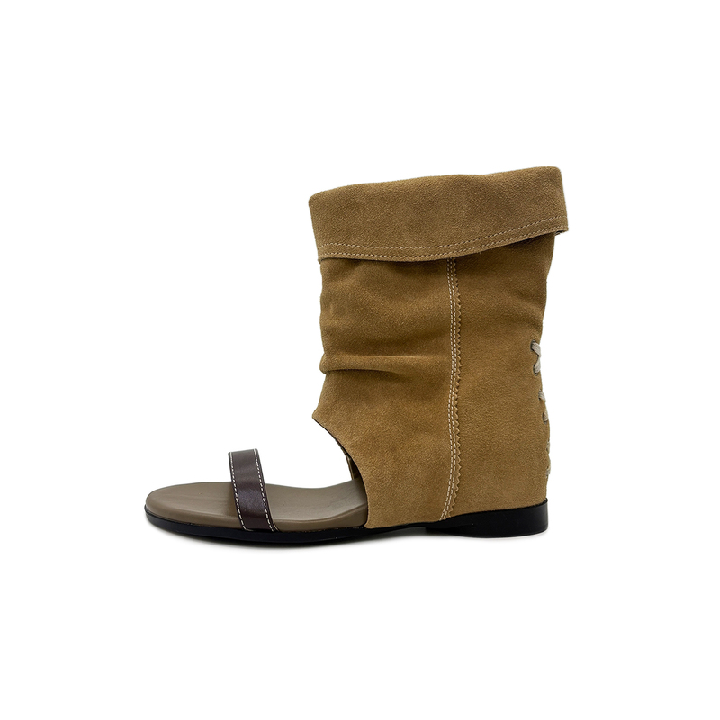 [Angel Exclusive] Fashion Flat Ankle Boots for Women Yyl-6008-1A