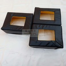 Basketball rack square protection street lamp column steel structure wrapped round tube base J safety soft protection sports anti-collision sponge protection