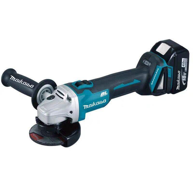 Makita Brushless Lithium Electric Angle Grinder High-Power Cordless Cutting Machine Multi-Function Grinder Polisher Hand Sander