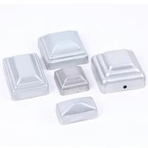 Galvanized ball cap iron sheet stamped column cap decorative spherical square tube round tube ball seat plug hollow iron column cap