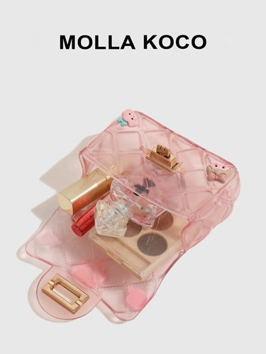 Милая модная детская сумка, прозрачная силиконовая детская сумка через плечо, универсальная сумка на одно плечо для принцессы