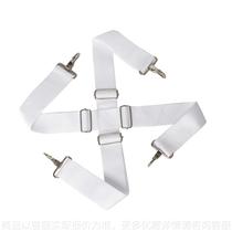 Factory direct sales large snare drum shoulder strap white snare drum strap nylon strap musical instrument accessories