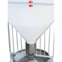 80kg pig feed trough dry feed trough automatic feed trough nursery pig fattening pig trough stainless steel rough barrel feed trough