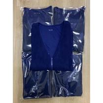 New fireproof vest zipper blue vest winter plus velvet to prevent cold and warm fleece flame blue velvet vest