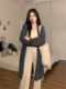 Milk-Style Outfit, Chanel-Inspired Mid-Length Sweater, Knitted Cardigan for Women, Spring and Autumn, Gentle and Soft Design, Coat