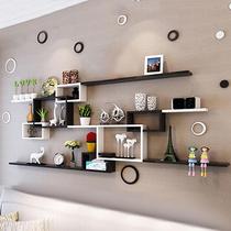 Weiliang TV background wall decoration bar wall wall decoration pendant wall shelf living room TV sofa meal