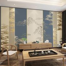 Chinese style atmospheric 3D auspicious cloud wall cloth light luxury landscape wallpaper living room sofa wall cloth mural TV background wall wallpaper