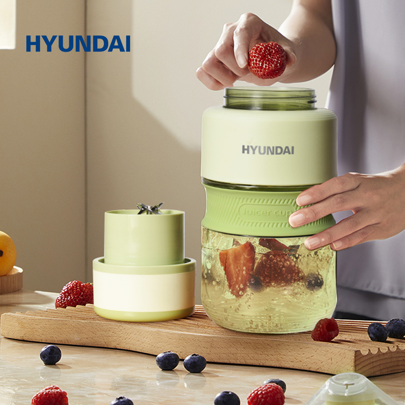 韩国现代HYUNDAI无线便携果汁杯1000ml YEK-GZ803A