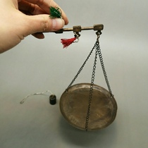 Collectibles received in the countryside copper title with ancient title thick and thick patina warm and moist color full of ancient charm and excellent appearance
