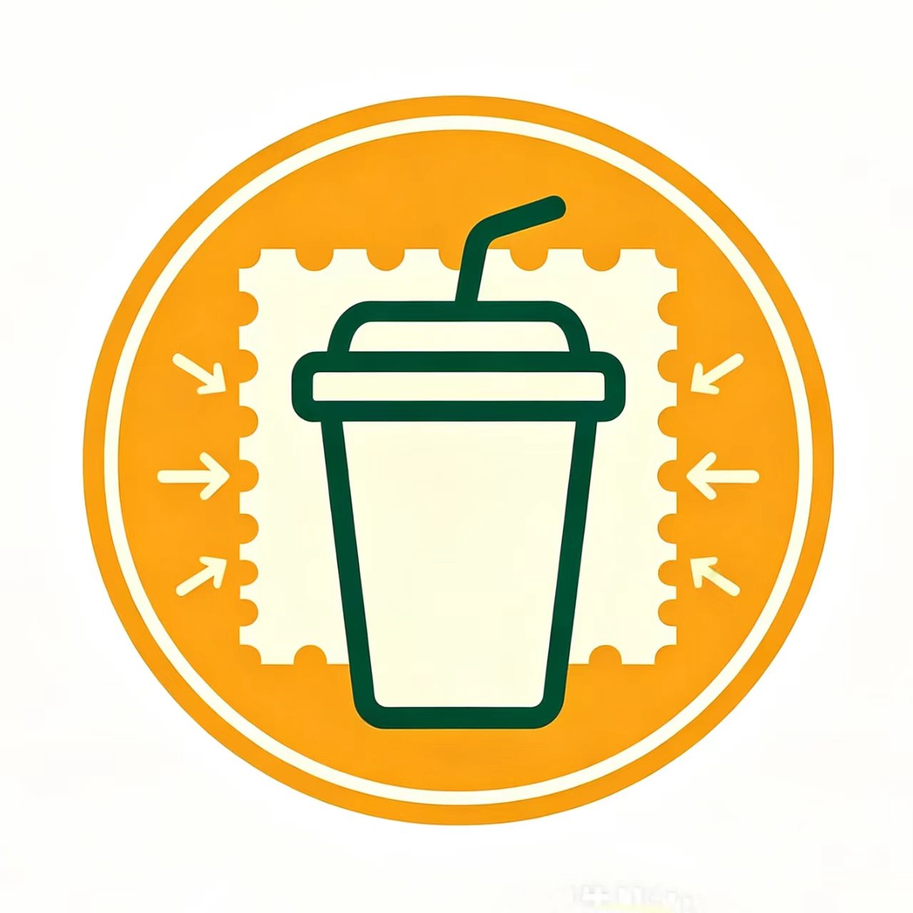食觅券铺的LOGO