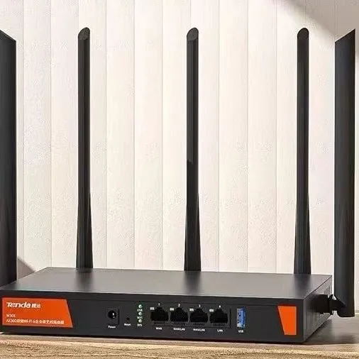 Tenda W30E エンタープライズグレード無線ルーター：デュアルバンドWiFi 6、ギガビットイーサネットポート、マルチWANポートスタッキング