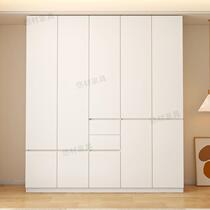 Wardrobe bedroom solid wood economical rental house can be customized into small size no installation required SKF storage required