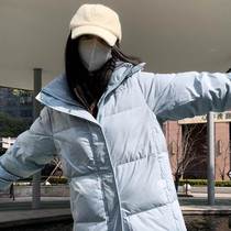 Thickened down cotton coat for women 2024 autumn and winter new loose Korean style college style versatile French niche jacket trend