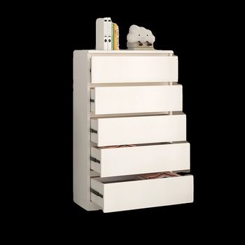 Creamy wind chest of cabinet bedroom vertical cabinet storage cabinet v living room wall chest of cabinet solid wood bed tail cabinet storage cabinet