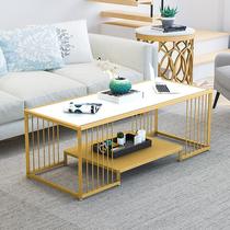 Nordic Jijuyoujianfeng slate net Changsha square tea combination living room several red small apartments modern and simple