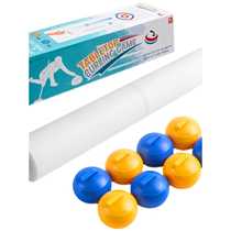 Childrens educational curling sports and leisure game board curling ball childrens family parent-child curling toy 16 balls