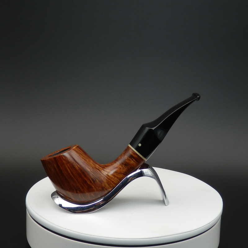 Kai Nielsen Danish Handmade Briar Wood A-Grade Smooth Surface Pufferfish Bent Pipe Kai Nielsen Danish Handmade Briar Wood A-Grade Smooth Surface Pufferfish Bent Pipe